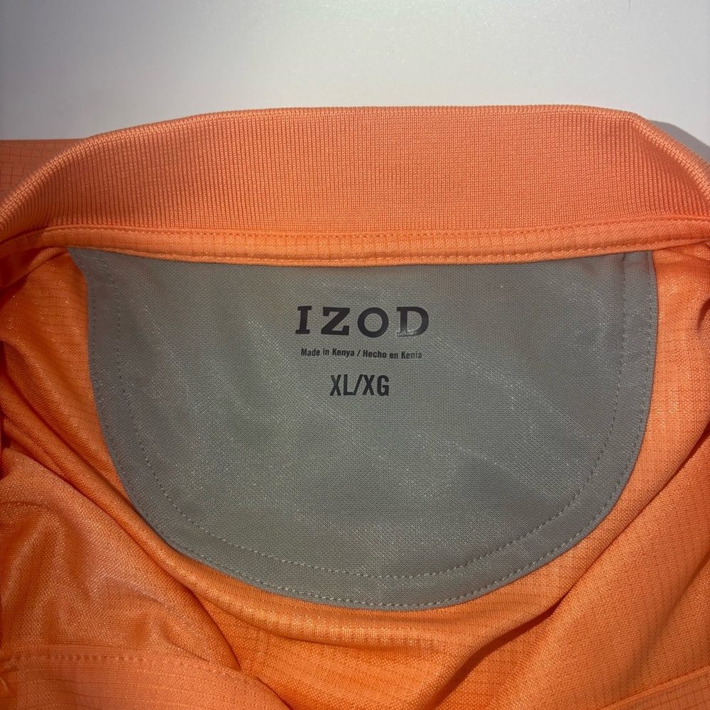 Izod Vibrant Orange Polo Shirt XL